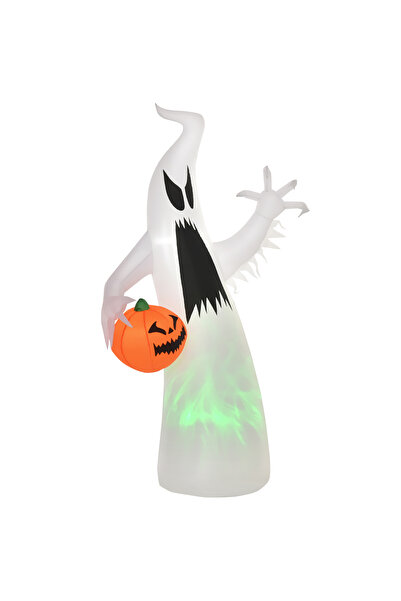 Generic Brand Decorațiune fantomă de Halloween auto-gonflabilă, iluminată cu ...