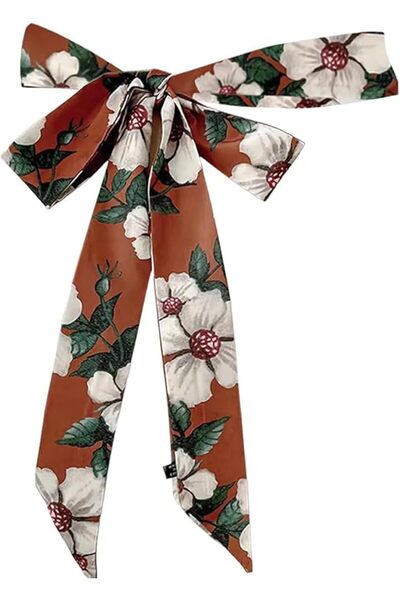 Arabest Women's Multi-Use Satin Scarf Belt,Long Knotted Waist Sash for Dresse...