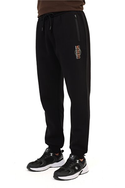 lumberjack Men's Black Sweatpants ml Micheal 22Mch01