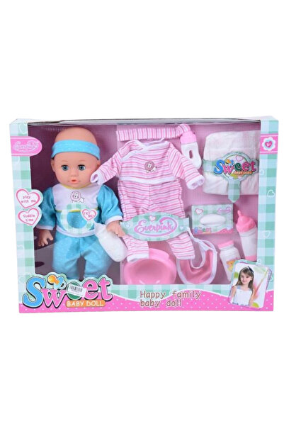 CWT Sweet Babydoll Doll Set without hair, with potty, change of clothes and s...