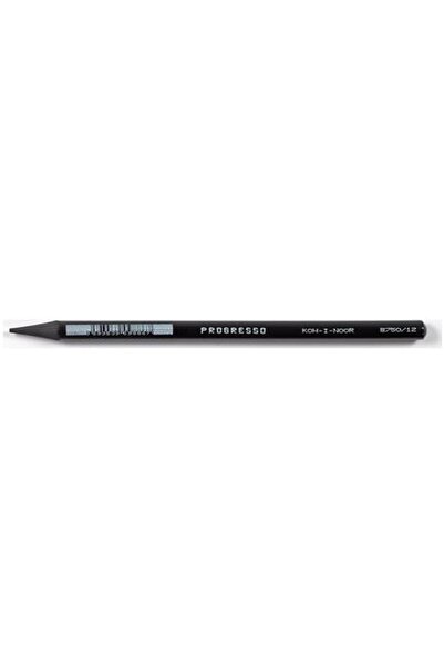 Koh-i Noor Set 8 x Creion Rotund fara Lemn, Progresso, Negru Fildes
