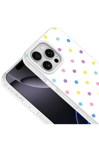GRABONO iPhone 16 Pro Hard Pc Case with Airbag Support, Corner Protection, Shock Absorbing Pattern