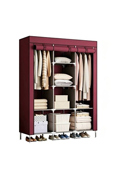 VmaxVision Portable Closet Large Household Multi-Laye Economy Fabric Wardrobe...