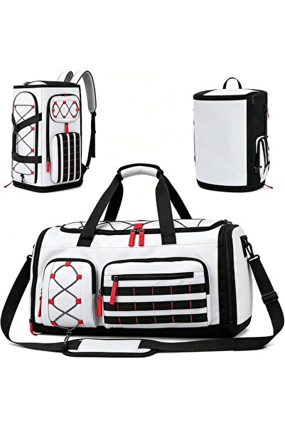 GENERAL Lingge Gym Bag Foldable Duffel Bag with Shoe Compartment and Wet Pock...
