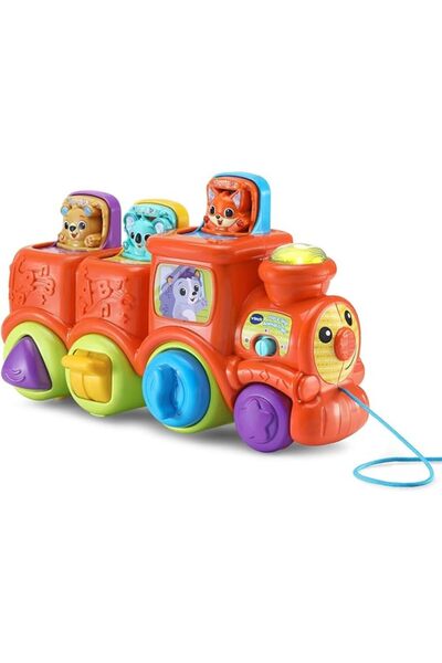 Vtech Oyuncak قطار الحيوانات الراقص والغني من في تيك 554903، متعدد الألوان