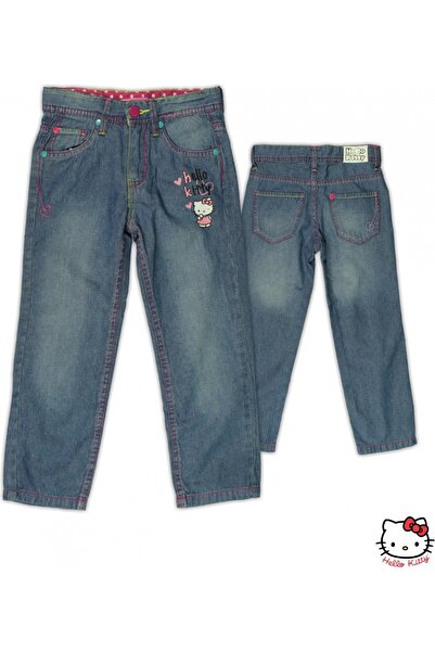 Hello Kitty Blugi denim 7-8 ani cu talie normală, 100% bumbac