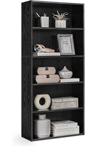 Chulovs 5 Tier Bookshelves and Bookcases bookshelf Floor Standing Display Sto...