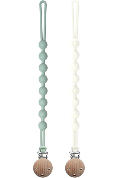 Yelajoy 2 PCS Pacifier Clips,Blue Universal Strap Holder