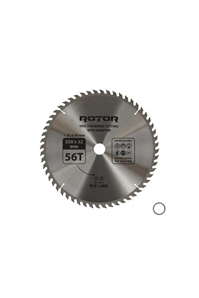 Rotor Disc Circular Lemn ROTOR, 350x32mm, 56 dinti, cu adaptor