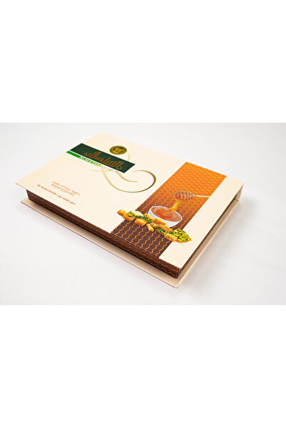 AL SULTAN Sweets Honey Sweetened Mixed Baklava 400 g - 7 Varieties - Pistachio & Cashew Filled Arabic Sweets in Gift Box - Traditional Middle Eastern Baklawa for Eid, Ramadan & Celebrations