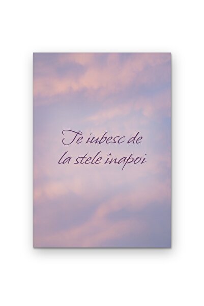 OEM Poster Carton 250g A4 Arta de Perete Te Iubesc de la Stele Inapoi