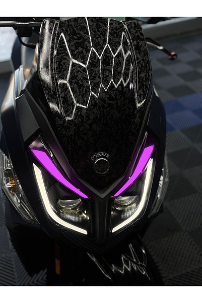 Banxtre SYM Jet 14 Scooter için Gündüz Ledi Far Renklendirme Sticker Far Tasa...