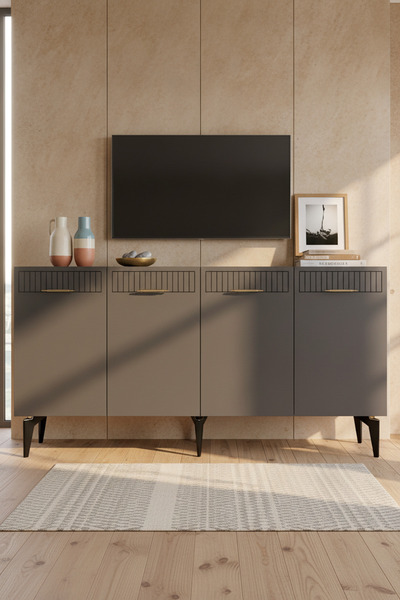 cnyr KA1540A BATUMZH KONSOL, TV SEHPASI ANTRASİT 150 CM