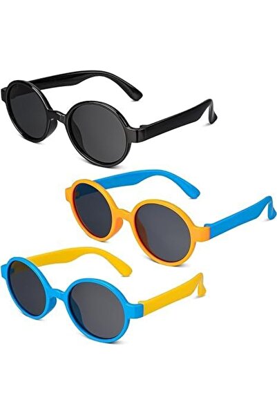 Arabest Boys Polarized Sunglasses with Flexible Silicone Frame,UV400,3 Pairs,...