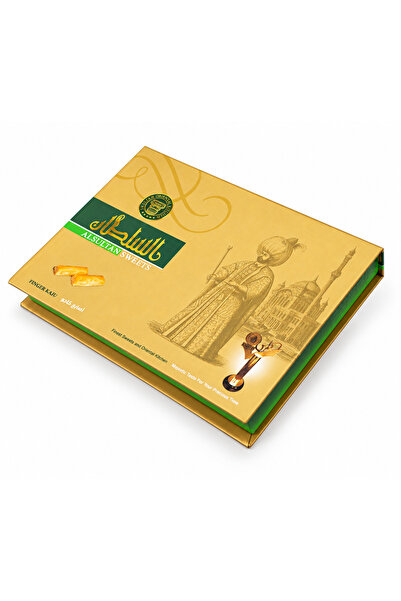 AL SULTAN Sweets Cashew Fingers Baklava 500 g - Flaky Golden Filo Rolls Filled with Cashew - Premium Arabic Sweets Gift Box for Eid, Ramadan, Diwali & Festive Celebrations