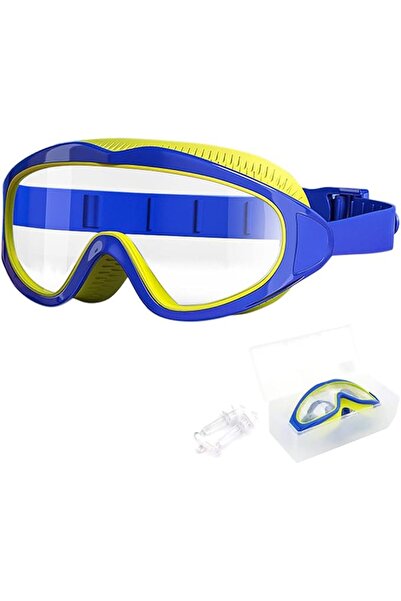 ELEPHANTBOAT Big Frame Swim Goggles, Leakproof Anti-Fog UV Protection, Kids 3-16