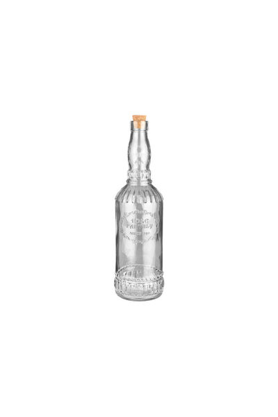 Estia Home Art ESTIA ΓΥΑΛΙΝΟ ΜΠΟΥΚΑΛΙ 720ml ΜΕ ΦΕΡΜΟΥΑΡΙ ΑΠΟ ΦΕΛΛΟ