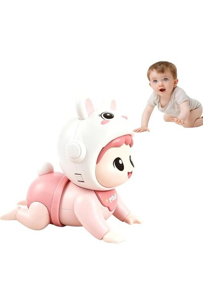 SmartMaster Crawling Toys, Electric Crawling Toy,Infant Tummy Time Toys with ...
