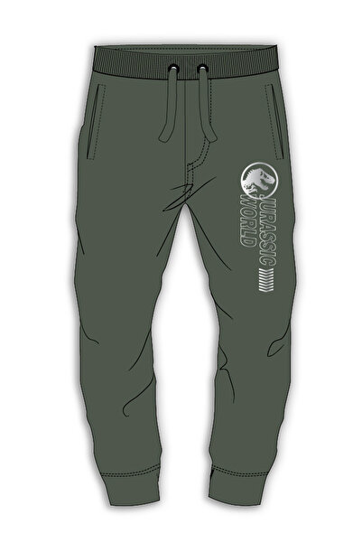 JURASSIC WORLD Khaki sweatpants 13-14 years with adjustable waist, 60% Cotton...