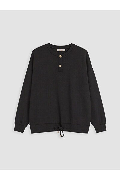 LC Waikiki Rmz Gi̇yi̇m Farkiyla Zero Roba Collar Women's Sweatshirt