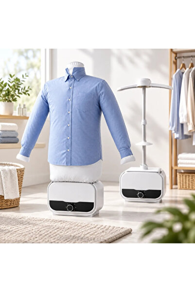 ZOUQAHUB Automatic Clothes Ironing & Drying Machine – 1200–1400W, Adjustable Stand, 180-Min Timer