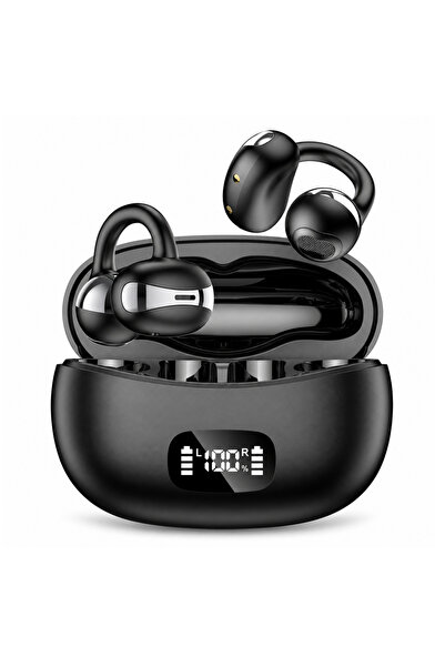 Abbruch YXG-20 Bluetooth Kulaklık Klipsli Açık Kulak Tasarım LED Ekran İos An...