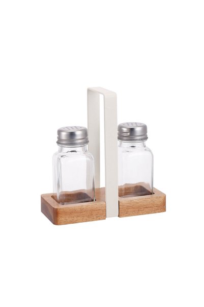 Estia Home Art ESTIA ΔΟΧΕΙΟ ΑΛΑΤΟΥ/ΠΙΠΕΡΙΟΥ ALLURE ΜΕ ΞΥΛΙΝΗ ΒΑΣΗ ΕΛΕΦΑΝΤΟΔΟΝΤΟ