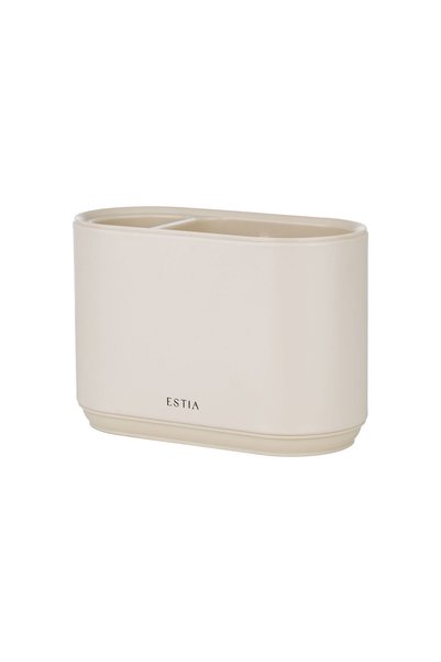Estia Home Art ESTIA Οργανωτής Μαχαιροπίρουνων INOXA Ανοξείδωτο Ατσάλι Ιβουάρ