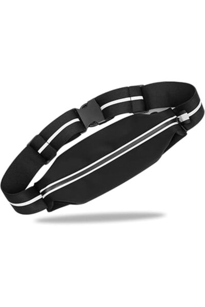 DHZ fitness حزام لاصق لرقم السباق مع شريط مطاطي - يناسب جميع المقاسات للماراث...