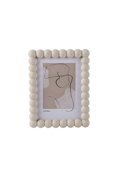 Estia Home Art ESTIA FIBRA ΠΛΑΙΣΙΟ ΜΕ ΞΥΛΙΝΟ ΣΚΕΛΕΤΟ ΜΠΕΖ 15.8x2.5x20.4