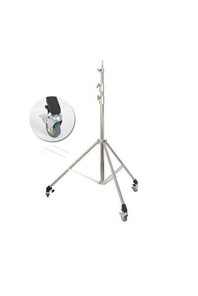 SH Super Stable Stainless Steel Big Tripod 2.8M Foldable Lighting Stand Tripo...
