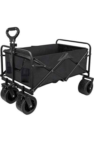 GENERAL Garden Cart Camping Wagon Foldable, Shopping Trolleys Utility Outdoor...