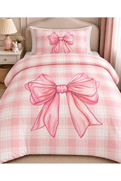 EVSEHOMES Soft Bow Design, Single Duvet Cover Set (Without Sheets)
