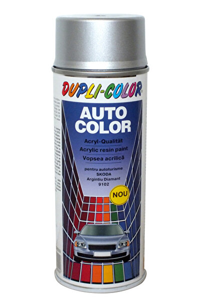 OEM Σπρέι βαφής αυτοκινήτου Skoda, Dupli-Color, διαμαντένιο ασημί μεταλλικό, ...