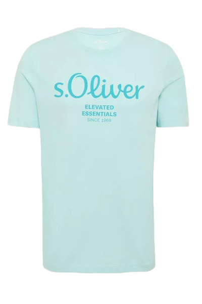 s.Oliver Ανδρικό T-shirt Γαλάζιο 2139909-60D2