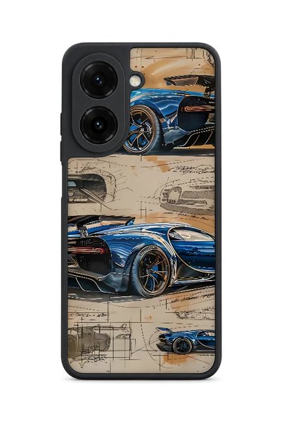 BGAKSESUAR Redmi A5 Compatible Hypercar Patterned Camera Protected Shockproof...