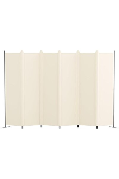 GENERAL Kokorona 6 Panel Room Divider, 183cm Tall Folding Privacy Screen Wall...