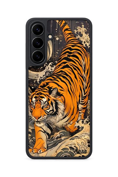 BGAKSESUAR Samsung Galaxy S25 Fe Compatible Tiger Power Patterned Shockproof ...