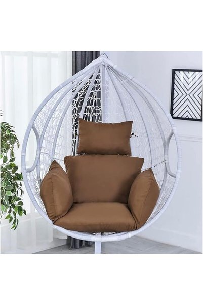 GENERAL Egg Chair Cushion Replacement, Washable Egg Swing Chair Cushion with ...