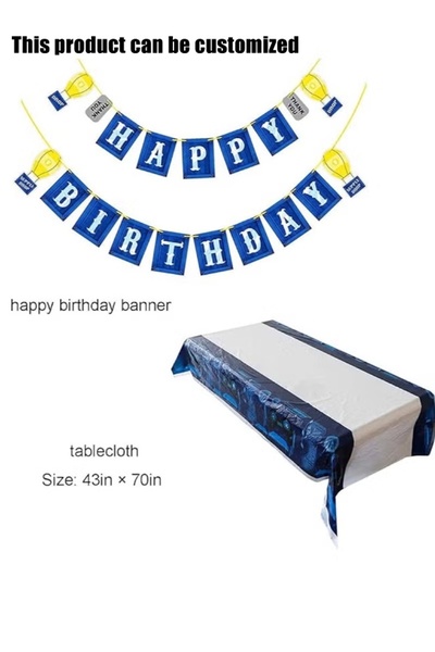 SDCNT Game Themed Birthday Party Decorations, Happy Birthday Banner & Disposa...