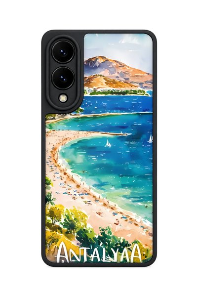 BGAKSESUAR Samsung Galaxy S25 Edge Compatible Anti-Shock Case with Antalya Pa...