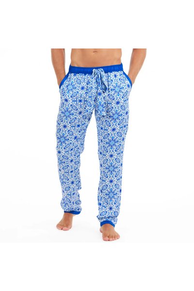 Bain De Mer SILK PANTS - CERAMIC PRINT