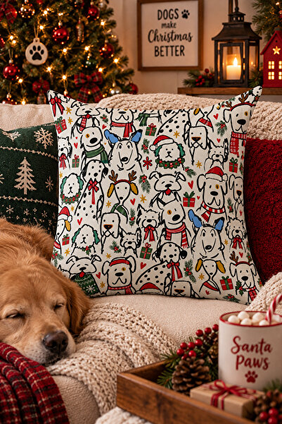 Evdek Christmas Double-Sided Printed Throw Pillow Cover 6Echd29