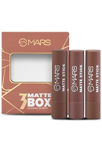Mars أحمر شفاه كريمي غير لامع يدوم طويلًا يطبق بتمريرة واحدة بقوام ناعم وخفيف...