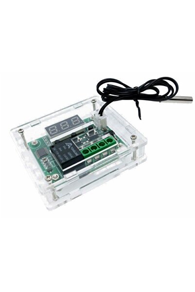W1209 Dijital Termostat + Şeffaf Kutu