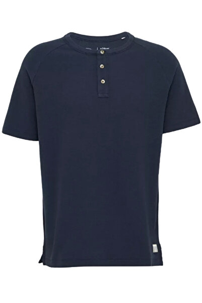s.Oliver Ανδρικό T-shirt Navy Μπλε 2161840-5852