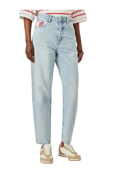 Tommy Hilfiger Γυναικείο Mom Τζιν Γαλάζιο Tommy Jeans DW0DW23467-1AB