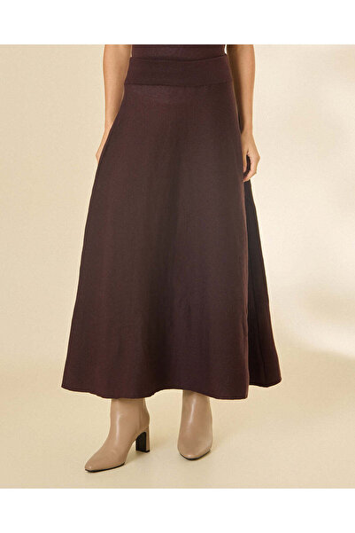 REDTAG Women Brown A Line Skirt