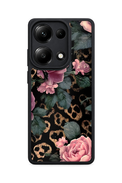BGAKSESUAR حافظة مقاومة للصدمات متوافقة مع Redmi Note 13 Pro 4G بنمط جلد الفه...