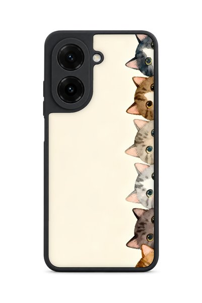BGAKSESUAR Redmi A5 Compatible Cat Patterned Shockproof Case with Camera Prot...